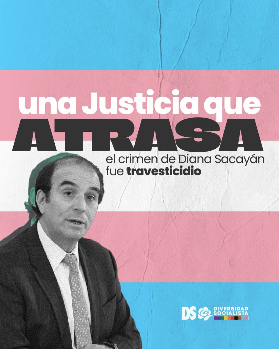 PS_Diversidad's tweet photo. La Justicia que atrasa ⚖️🦖

En un fallo vergonzoso la Corte Suprema de Justicia rechazó considerar como travesticidio el crimen de la compañera activista trans Diana Sacayán, asesinada brutalmente en 2015. https://t.co/G7EFvDpU4F