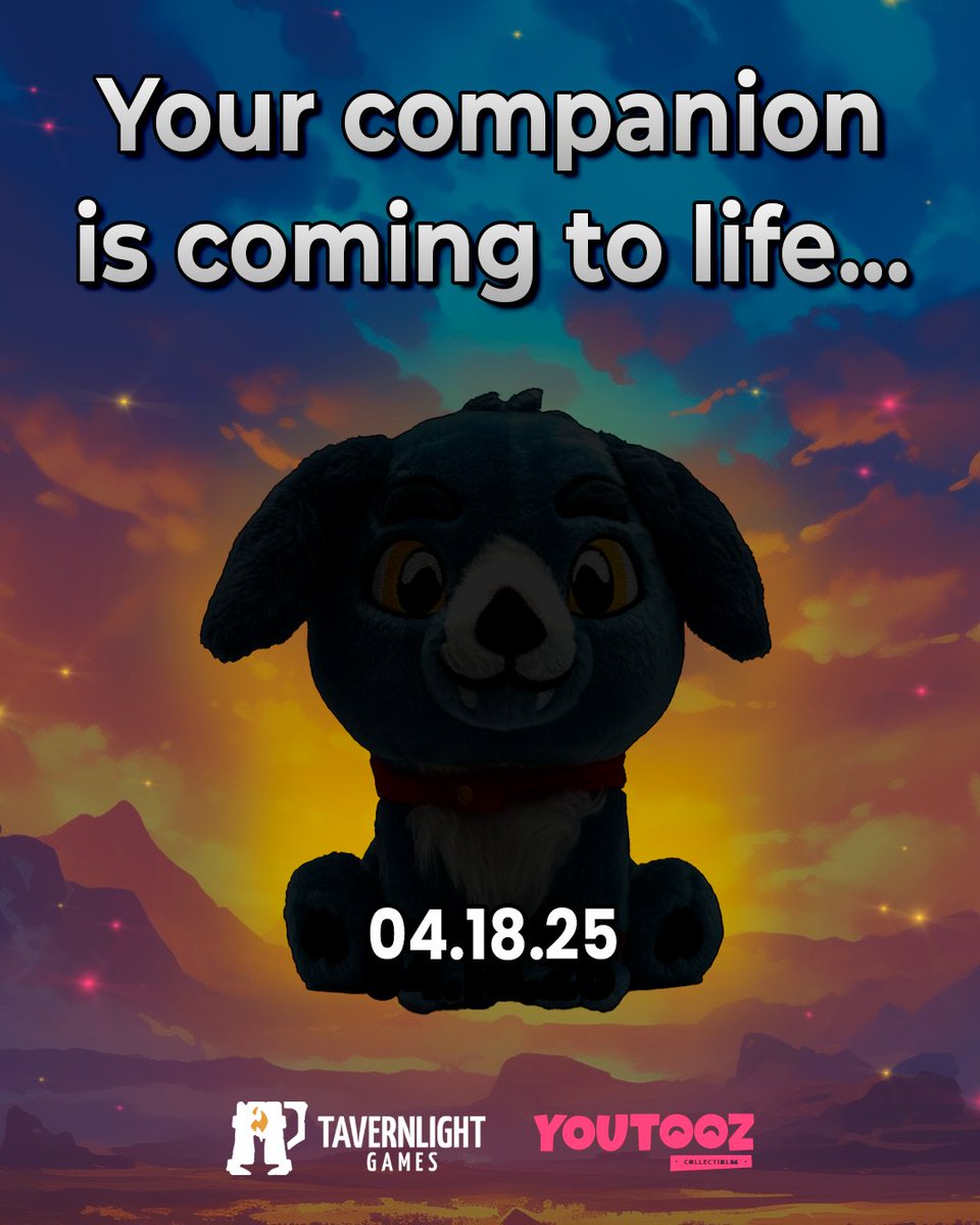 RavenQuestGame's tweet photo. Your favorite companion is ready for his next adventure! 🐾

The Limited Edition Bandit Plushie drops on April 18th.

From your first steps to your fiercest battle—Bandit’s always had your back.

Now, he’s jumping out of RavenQuest and into your arms!

💎 Pulled your Bandit Plushie from a Lucky Chest? Yours will arrive with an Exclusive Rarity Tag (and an additional secret bonus)—forever marking it as a true collector’s piece.

More details coming soon...