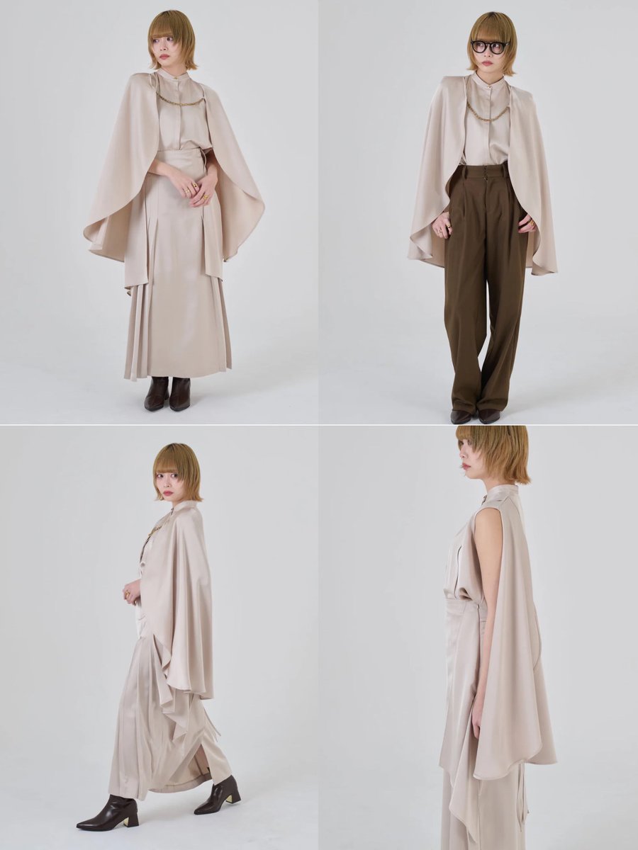 diidii セットアップ サテンのセットアップ上品でかわいい♡別々にも着られて着回し抜群