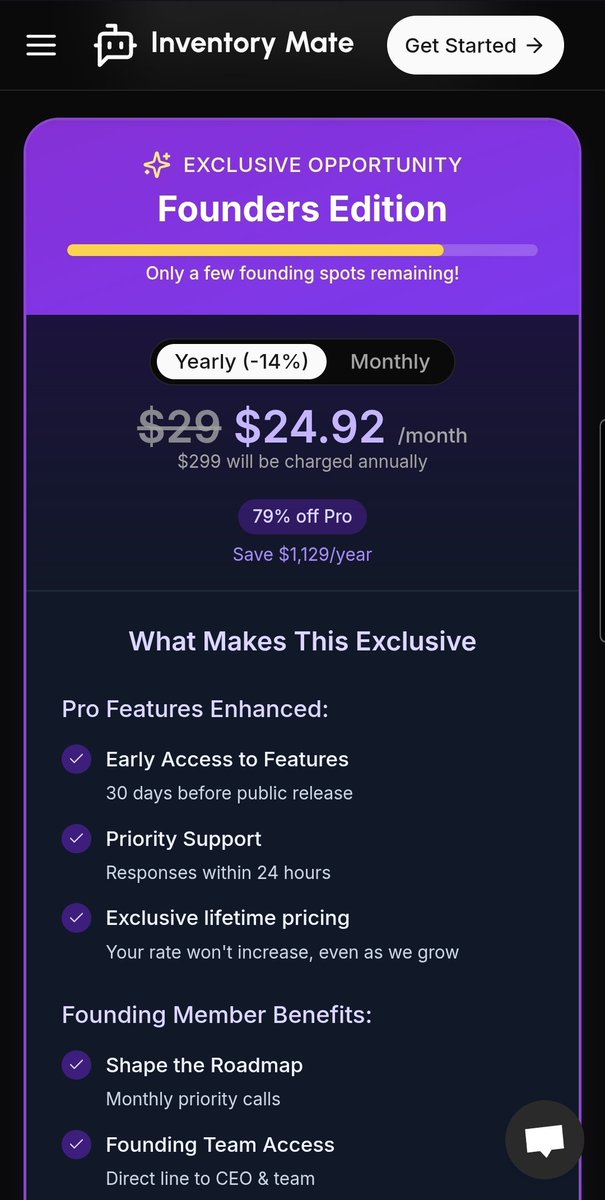JoeyPoston's tweet photo. Hey #shopify ecom founders, lock in an exclusively cheap rate FOR life as an early supporter of inventory mate for a limited time. Sign up here: https://t.co/GPOHy6ADLh https://t.co/M8EW98QY3g