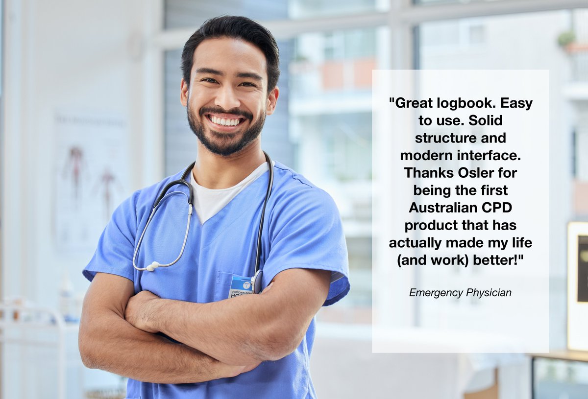 Switch from your college CPD to Osler and save thousands!

Join today for just $275!

oslercpdhome.com.au

#CPDHome #cpdhomes #medtwitter #MedEd #FOAMed #emergencyphysician #emergencymedicine