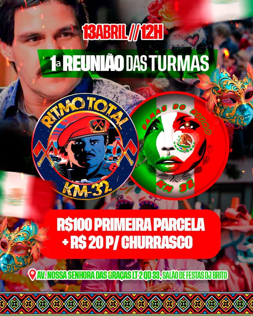 AsDamasDoRitmo's tweet photo. REUNIÃO NO SALÃO COM PISCINA LIBERADA!!
Domingo 13/04!🚨🚨
RESSACA DE CARNAVAL DAS DAMAS DO RITMO VAI ROLAR NO OPEN BAR KM 32 🔥DEPOIS DA REUNIÃO!🔥🔥🔥
SÓ CHEGAR NO PRIVADO PARA MAIS INFORMAÇÕES!🔥🫣🥷🏼 https://t.co/TTyEMIUcOP