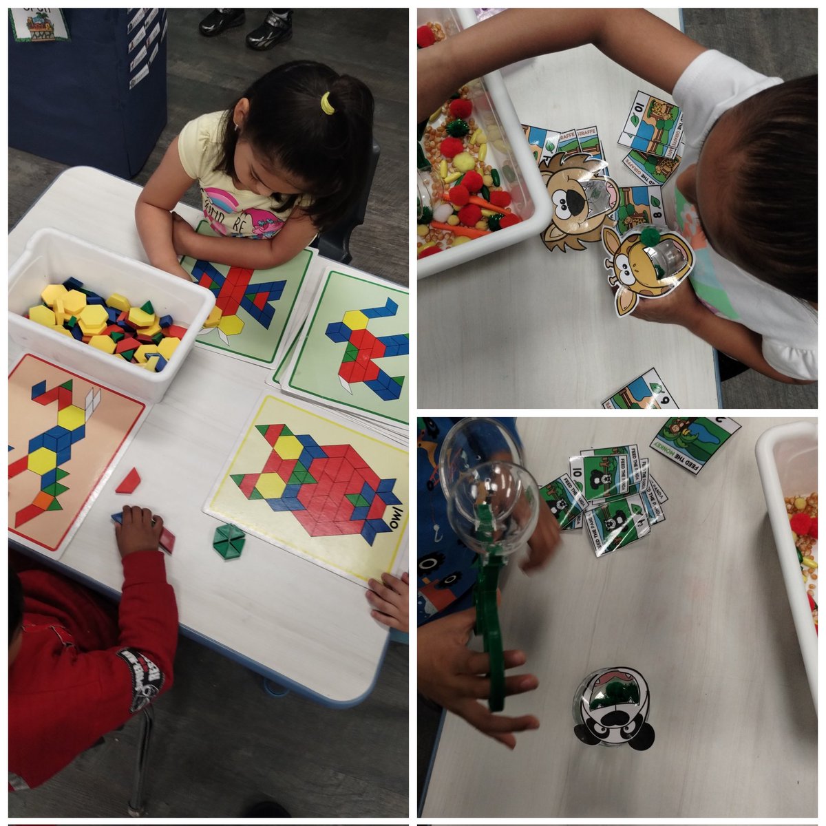 MrsAyala_OFE's tweet image. Practicing our numbers, shapes, and letters, while starting our new theme. These falcons have enjoyed being part of the process of creating different animals for our classroom Zoo.  @MrsRodriguezOFE @HumbleISD_OFE #WatchUsSoar #Play4Prek