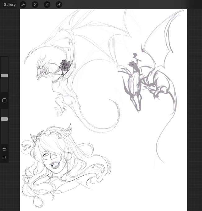 Camilla and her wyvern or smth 