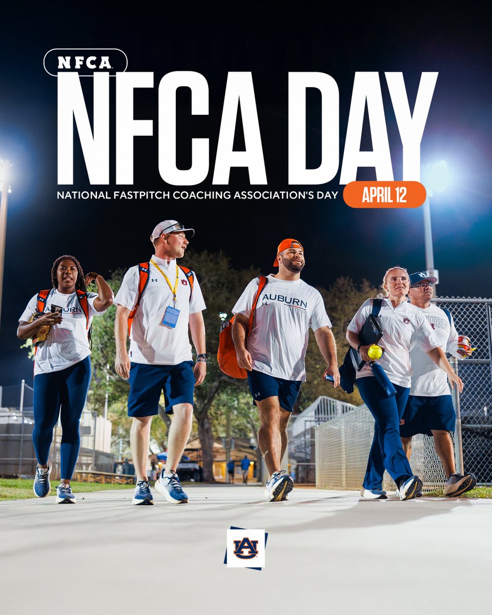 Auburn Softball (@auburnsoftball) on Twitter photo Happy #NFCADay! 🥎
We're grateful to have the best in the business on our team! 💪
#WarEagle | <a href="/NFCAorg/">National Fastpitch Coaches Association</a> Happy #NFCADay! 🥎
We're grateful to have the best in the business on our team! 💪
#WarEagle | <a href="/NFCAorg/">National Fastpitch Coaches Association</a>