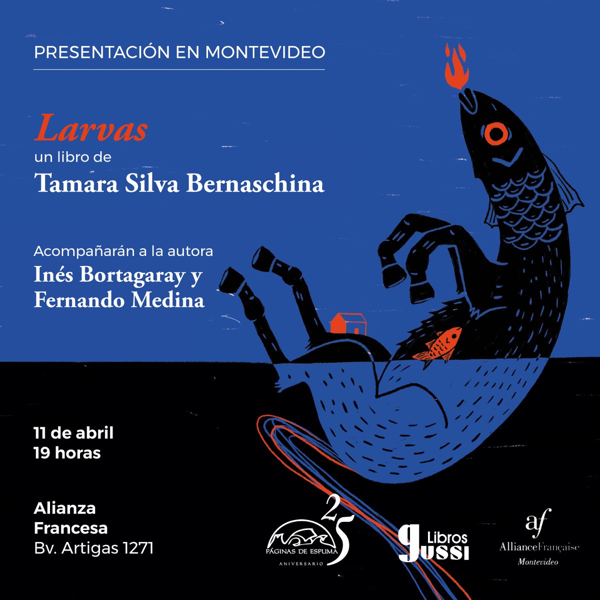 librosnimportan's tweet photo. Este viernes presentamos Larvas con Fernando Medina e Inés Bortagaray (!!!)

imagínense mi alegría

ojalá que puedan venir 
(vengan)

🥲❤️🪱 https://t.co/KRQgNsHC6q