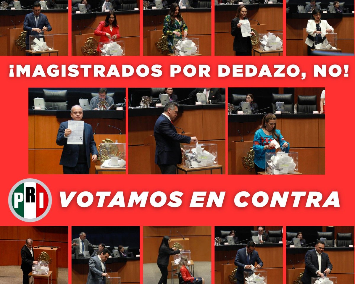 Votamos en contra de la imposición de magistrados por dedazo, no vamos a avalar simulaciones ni premiar la obediencia ciega al poder.