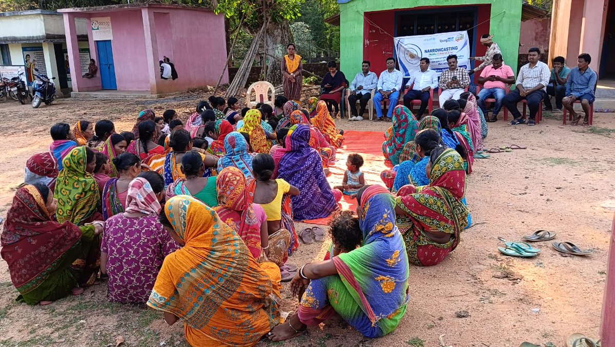 RadioJuhar's tweet photo. 2nd Narrow Casting Program in the presence of Prashant Ku. Dhal,Unicef Team Member at Govindpur village 
#nipunodisha #NipunBharat #diprokeonjhar #YoungIndia #UNICEF #PMOIndia #CMOOdisha #districyeducationofficerkeonjhar #communityradio4change #communityradioassociationindia https://t.co/BHpLxyhpcr