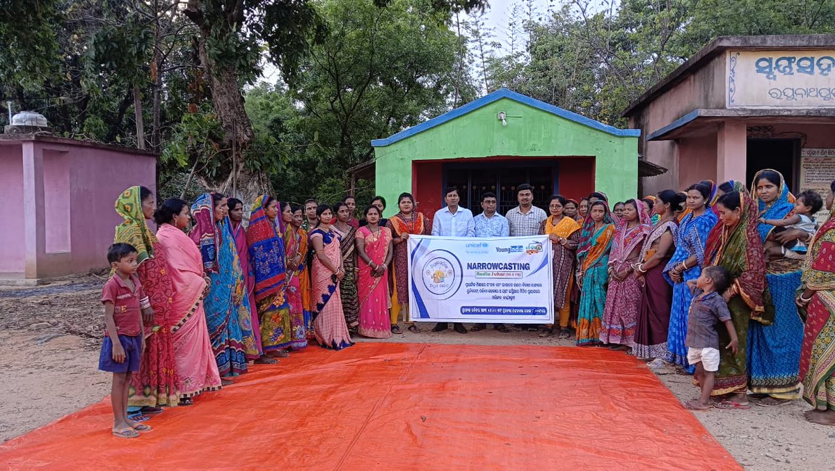 RadioJuhar's tweet photo. 2nd Narrow Casting Program in the presence of Prashant Ku. Dhal,Unicef Team Member at Govindpur village 
#nipunodisha #NipunBharat #diprokeonjhar #YoungIndia #UNICEF #PMOIndia #CMOOdisha #districyeducationofficerkeonjhar #communityradio4change #communityradioassociationindia https://t.co/BHpLxyhpcr