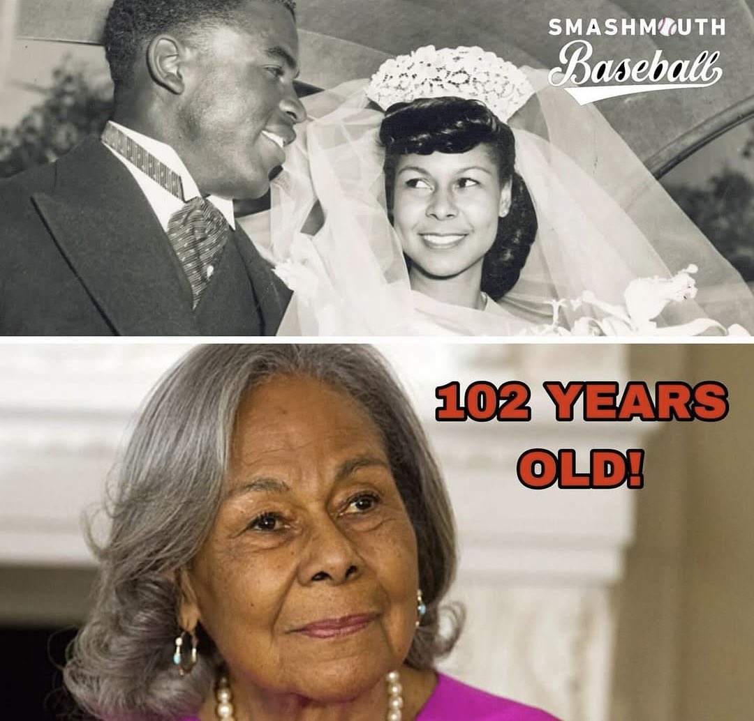 CultureCentral1's tweet image. Jackie Robinson's wife Rachel Robinson turned 102 years old, and still looks amazing🙌🏾