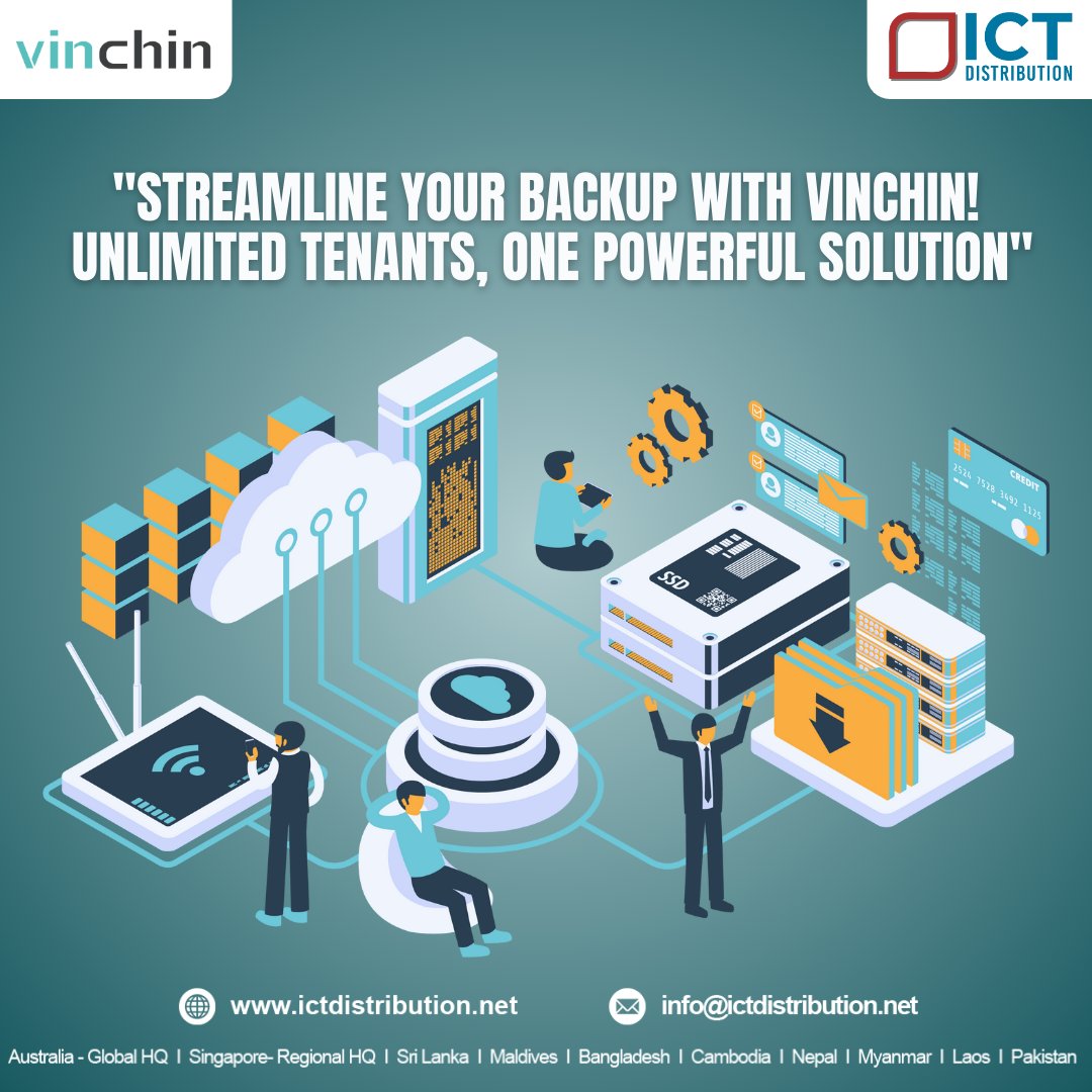 ICTDofficial's tweet photo. With Vinchin Backup &amp; Recovery, MSPs can easily manage multiple clients, scale effortlessly, and ensure top-tier data protection—all from one powerful platform. 📷📷
Let’s make data backup stress-free. 
#MSP #DataProtection #BackupSolution #Vinchin #SimplifyIT #ScalableBackup https://t.co/xg5ADRXJuw
