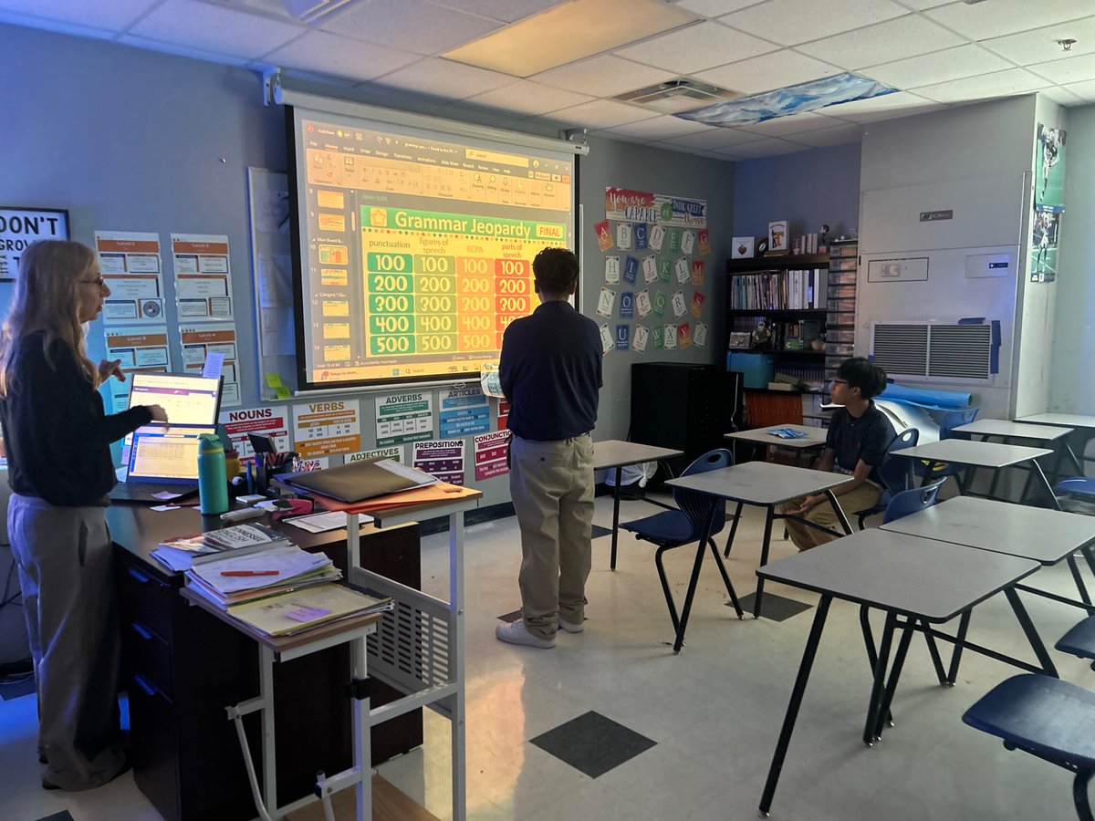 WeAreRCPA's tweet photo. TCAP Party! Jeopardy, a scavenger hunt, the circus, and tictac toe fun! 95% turnout- thank you staff and students. https://t.co/HDqkIamj6h
