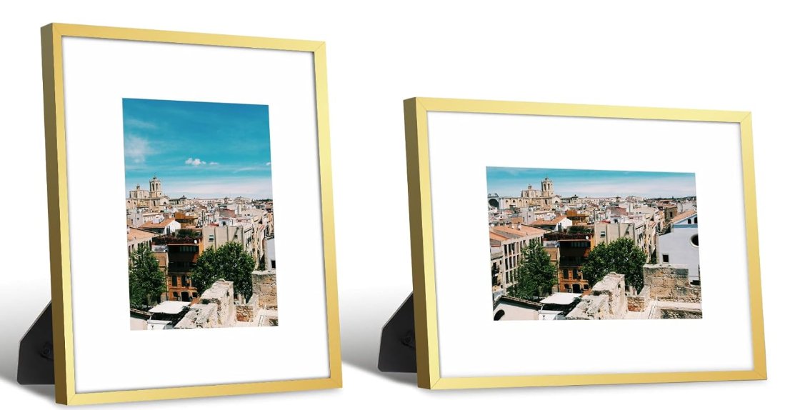 buggingdeals's tweet image. 🖼️ Gold Metal Photo Frame – Thru Apr 11
Display 5x7 (with mat) or 8x10 (without). Wall or tabletop ready!
✨ Sleek aluminum frame + tempered glass = perfect home decor touch.
🎟️ Use code: 50XHDAHU
🔗 amzn.to/4i9nUEs

#HomeDecor #PhotoFrame #TimelessStyle #DealAlert