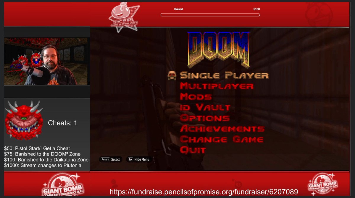 GBDudersFeed's tweet photo. Ford_Dent played over TEN HOURS of DOOM for charity last weekend, including SIGIL and SIGIL II! What was that like and what did they learn from the experience? Read all about it on @giantbomb! 

User Blog: https://t.co/xgotVU6fpL

#games #gaming #DOOM #DOOMII #SIGIL #SIGILII https://t.co/VhhxB9Fcr1