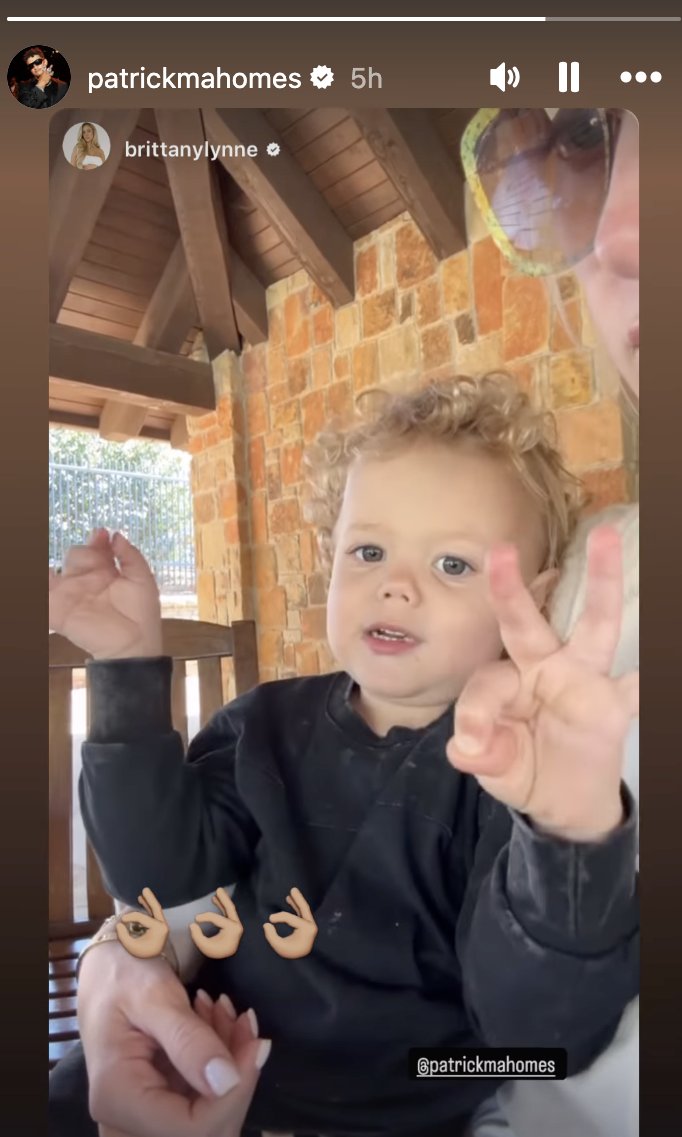 Patrick Mahomes’ son Bronzo delighted fans with his cuteness when asked: “What’s your real name?” and his answer made us laugh out loud - News