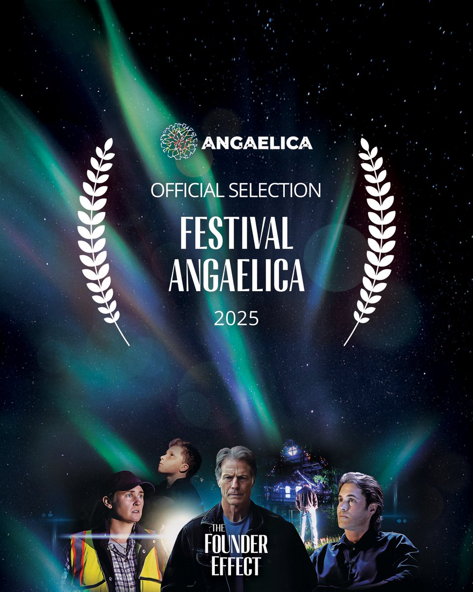 TFE_Movie's tweet photo. THE FOUNDER EFFECT is an Official Selection at the Festival Angaelica in Pasadena, CA (Oct 21-31). With 17 years under its belt, Festival Angaelica celebrates indie filmmakers, connecting visionary artists through outdoor adventure with theatre screenings, workshops &amp; panels. https://t.co/qY0cko5OML