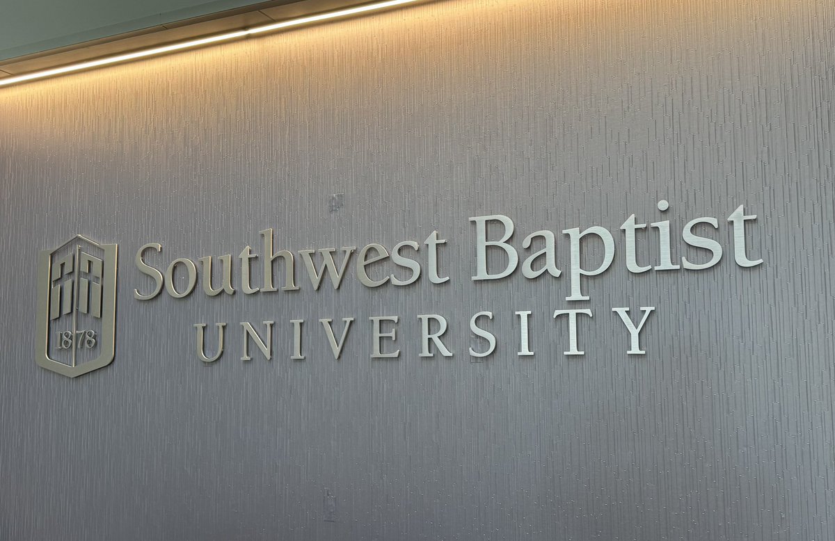 Beautiful day for a trustee meeting on the campus of SBU!  I’m so thankful for Dr. Rick Melson’s leadership… and I’m also thankful for the Russell Stover chocolate! 😀 Missouri Baptists are blessed to partner with three Christ-centered/faithful universities!!