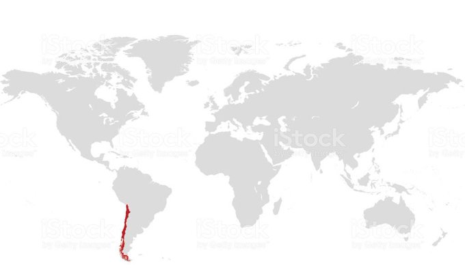 En rojo, países donde el ministro del trabajo no ha trabajado nunca