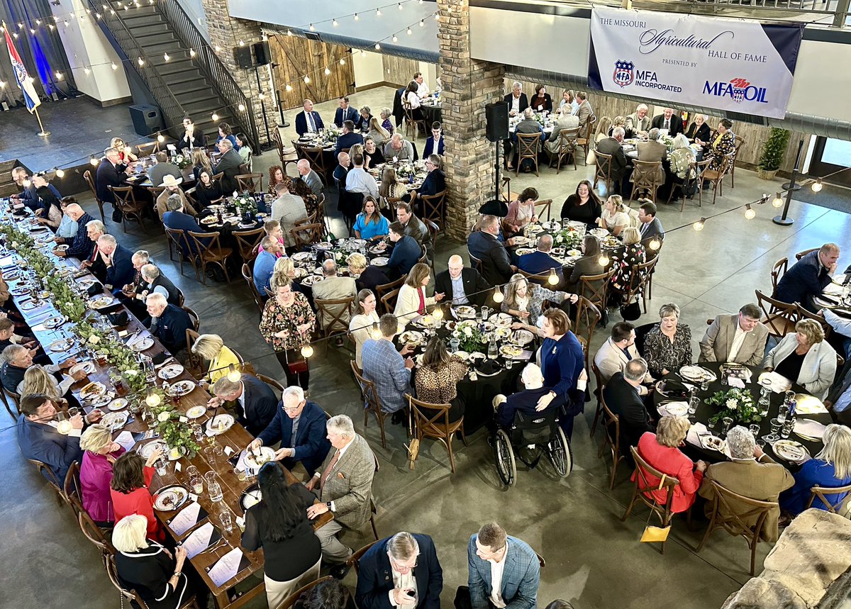 MFA_Inc's tweet image. MFA is proud to be a presenting sponsor of the Missouri Agricultural Hall of Fame. Congrats to the outstanding class of 2025 inductees, who were honored tonight: Dave Baker, Lowell Mohler, Mike Parson, Eddie Sydenstricker, Richard Kampeter &amp;amp; Gary Schell. #missouriag #Agriculture