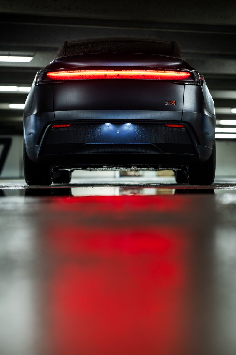 The rear light bar is my favorite design feature on the new Model Y.