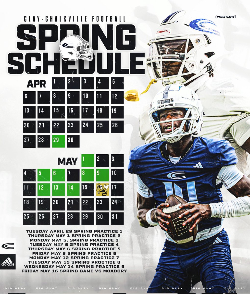 RecruitBigClay's tweet image. ⏰ SPRING BALL IS NEAR...🧵⬇️

🔗 RecruitBigClay.com
#RecruitBigClay | #ALLBLUE