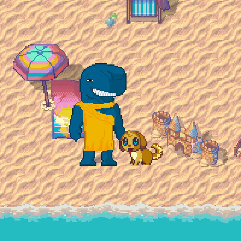 YAAAY! FINALLY!!! 🌊🎊

😍🐳 I'm so happy to introduce you to my perfect WHALINA!

A fearless blue lady with skeptical eyes and a grin, wearing a golden dress! SO GOOD! 🥰🙌

P.S. I had such a wonderful time with the <a href="/SSofWhales/">Secret Society of Whales 🐋</a>  community during today's Content Creation