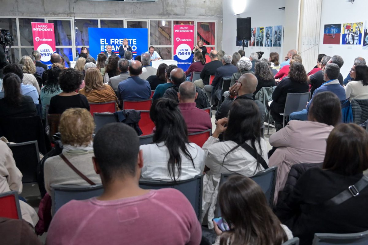 ¡Gracias a todas y todos por acompañarnos en nuestro lanzamiento! 

Vamos por más Montevideo con <a href="/MarioIntendent/">MarioIntendente</a> 🔴🔵⚪️

Vamos por un Montevideo progresista con la 76949 ✌🏼