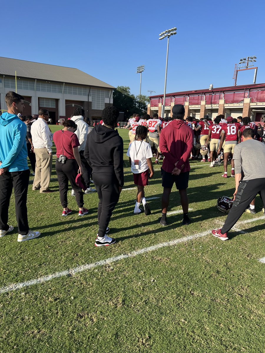 Consistency was the message <a href="/psurtain23/">PAT SURTAINl</a> <a href="/Coach_Norvell/">Mike Norvell</a> <a href="/FSUFootball/">FSU Football</a> 

🙏🏾🤞🏾  <a href="/ShamarArnoux/">Shamar “Dudie” Arnoux</a>