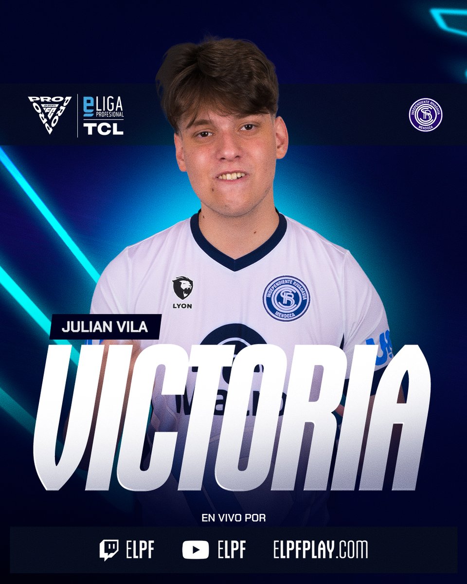 eLPF's tweet photo. ¡VICTORIA DE LA LEPRA MENDOCINA!  🔥

@juli_vila8 derrotó al Globo en los Octavos de Final y se mete entre los mejores 8 equipos del torneo

⚔️ @CAHuracan 8-2 @CSIRoficial 
⚔️ @CAHuracan 5-6 @CSIRoficial 
⚔️ @CAHuracan 1-8 @CSIRoficial 

#eLPFTCL 🏆 https://t.co/MteNDp4J8N