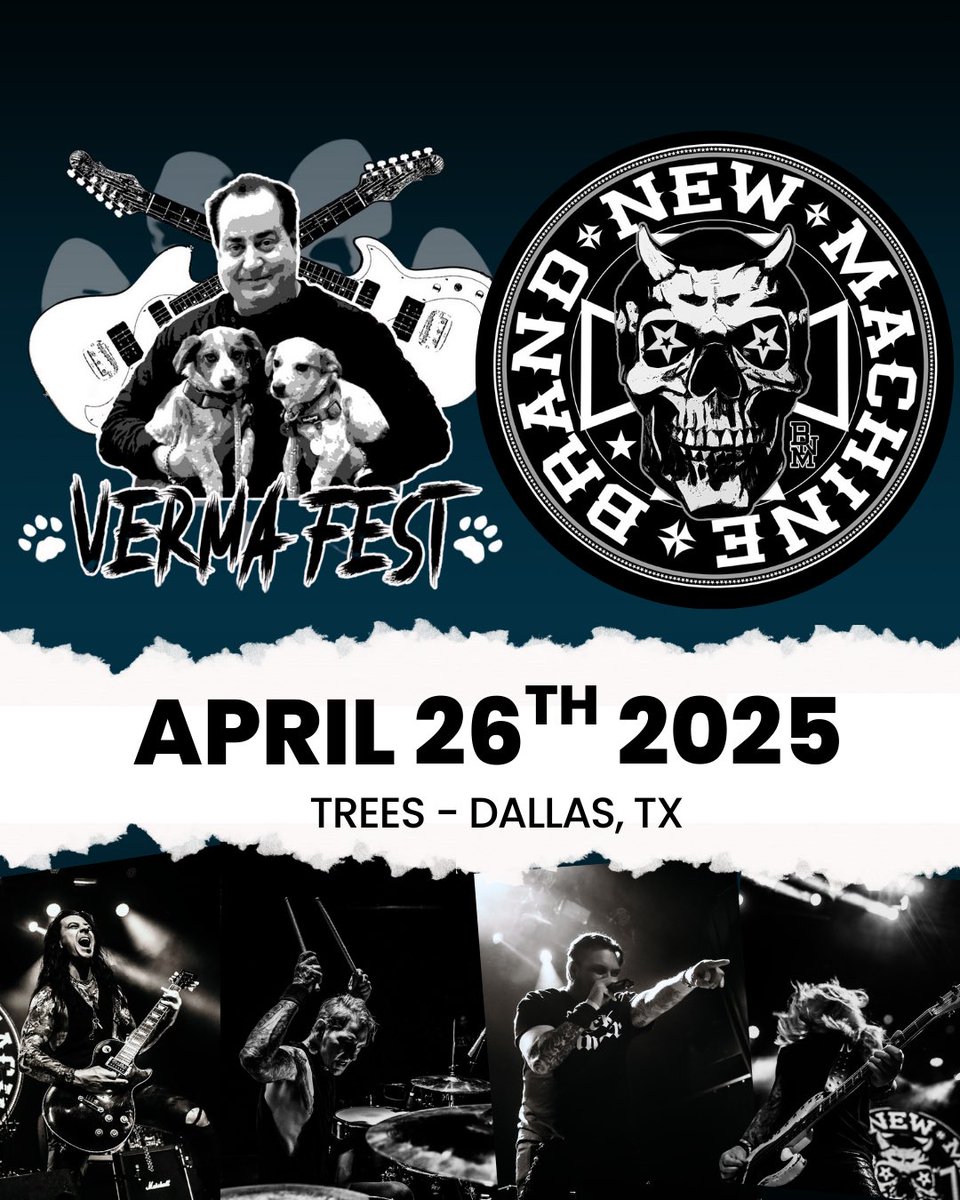 BNMband's tweet photo. Brand New Machine at Trees in Dallas, TX April 26th. Tickets on sale now… see ya there!!! #bnmband #treesdallas https://t.co/T5tNZlwCHG