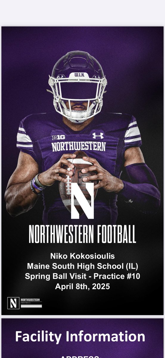 Nkokosioulis's tweet image. Had a great time visiting Northwestern loved the school and the coaches. @CoachAT23 @ExtraMedium22