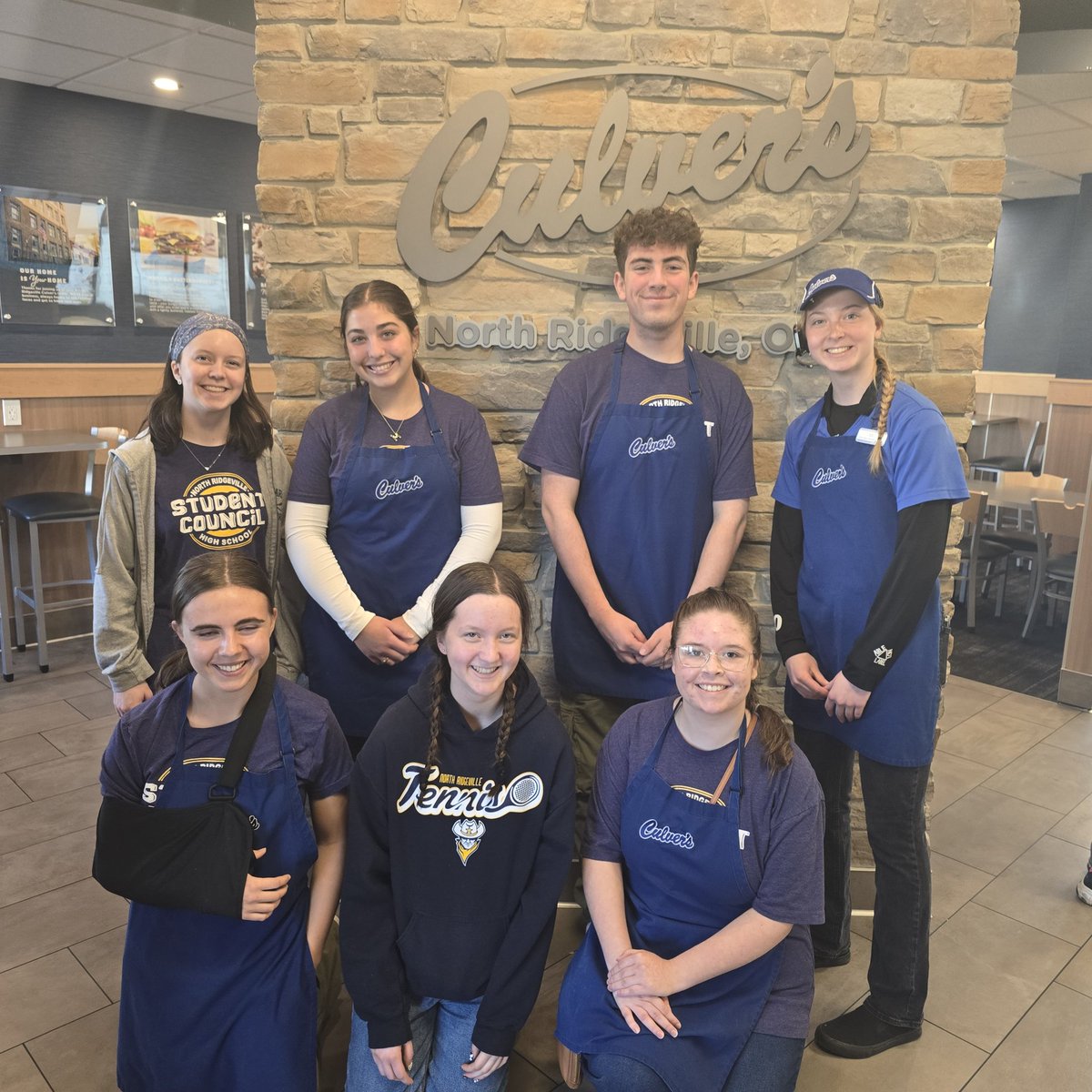 Thanks to those who came out to support NRHS Student Council today at Culver's!