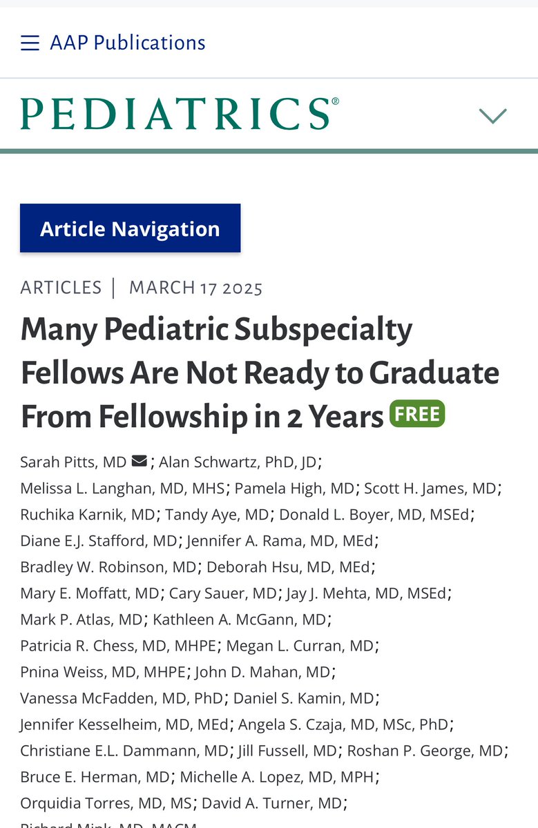 pedioncdoc's tweet photo. "Let's see if fellowship programs structured for 3 years of cost controlled service and curriculum can show that said fellows are competent after 2 years! That'll keep them from the workforce for longer!" 

What a farce. https://t.co/PTL4bCpKDn