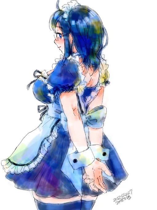 これまで朝の指らくがきを見て頂きありがとう御座いました描く合間時間があれば再開します、またその日まで。〜終〜 