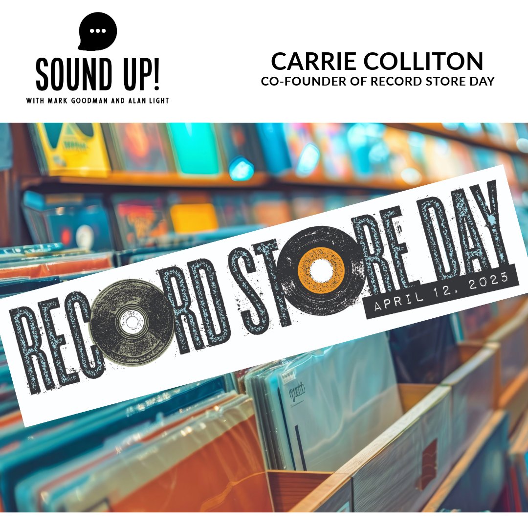 Sound Up Pod (@sounduppod) on Twitter photo All-new <a href="/sounduppod/">Sound Up Pod</a> with <a href="/recordstoreday/">Record Store Day</a> co-founder Carrie Colliton #sounduppod #newmusic2025 #RecordStoreDay2025 #RecordStoreDay <a href="/RevolverPod/">Revolver Podcasts</a> All-new <a href="/sounduppod/">Sound Up Pod</a> with <a href="/recordstoreday/">Record Store Day</a> co-founder Carrie Colliton #sounduppod #newmusic2025 #RecordStoreDay2025 #RecordStoreDay <a href="/RevolverPod/">Revolver Podcasts</a>
