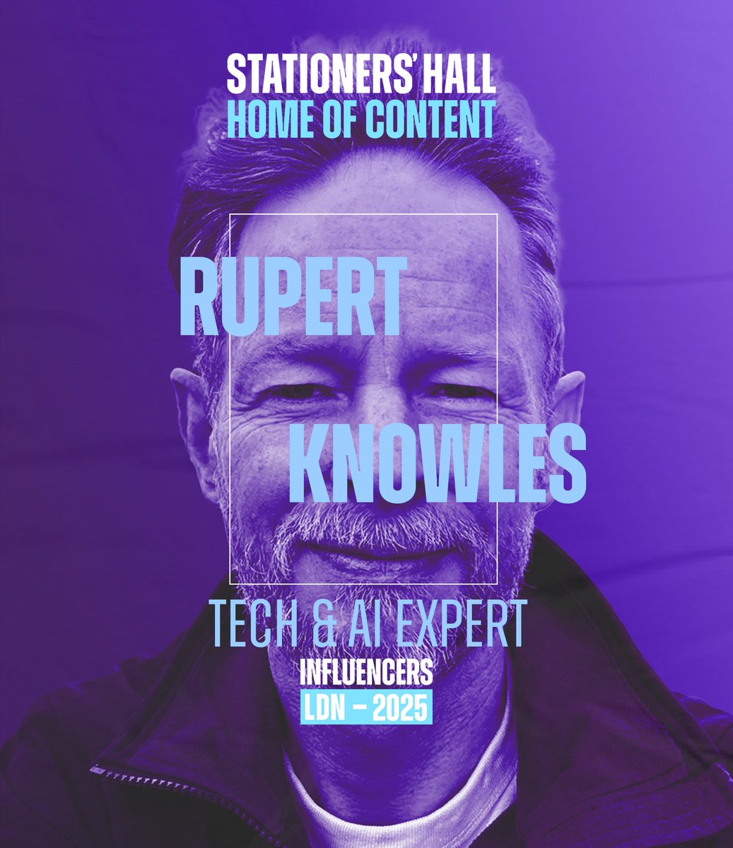 InfluencersLDN's tweet photo. 🎙️ Another #InfluencersLDN speaker joins the lineup: Rupert Knowles

With 30+ years of tech transformation under his belt, helping creators &amp; businesses master AI—with authenticity at the core.

His message? In the age of synthetic content, your human voice is your superpower. https://t.co/44YBLxukiL