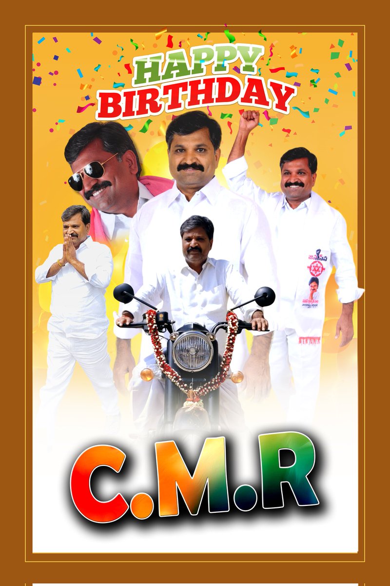 RaghuRd_'s tweet photo. HAPPY BIRTHDAY C.M.R

@MadhusudhanJSP https://t.co/SS64r5q7IH