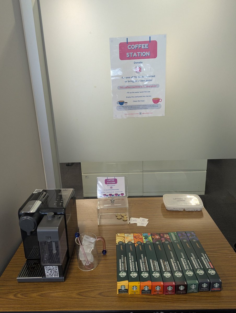 Graduate Research Student Committee (@monashstm_grsc) on Twitter photo we've used the cheddar and replenished the coffee pods with a selection of starbucks pods !! ☕
available in level 6 alfred centre and level 6 <a href="/MonashImmunol/">Monash University STM Department of Immunology</a> break rooms for your caffeine (and decaf !!) kick 🤗 we've used the cheddar and replenished the coffee pods with a selection of starbucks pods !! ☕
available in level 6 alfred centre and level 6 <a href="/MonashImmunol/">Monash University STM Department of Immunology</a> break rooms for your caffeine (and decaf !!) kick 🤗