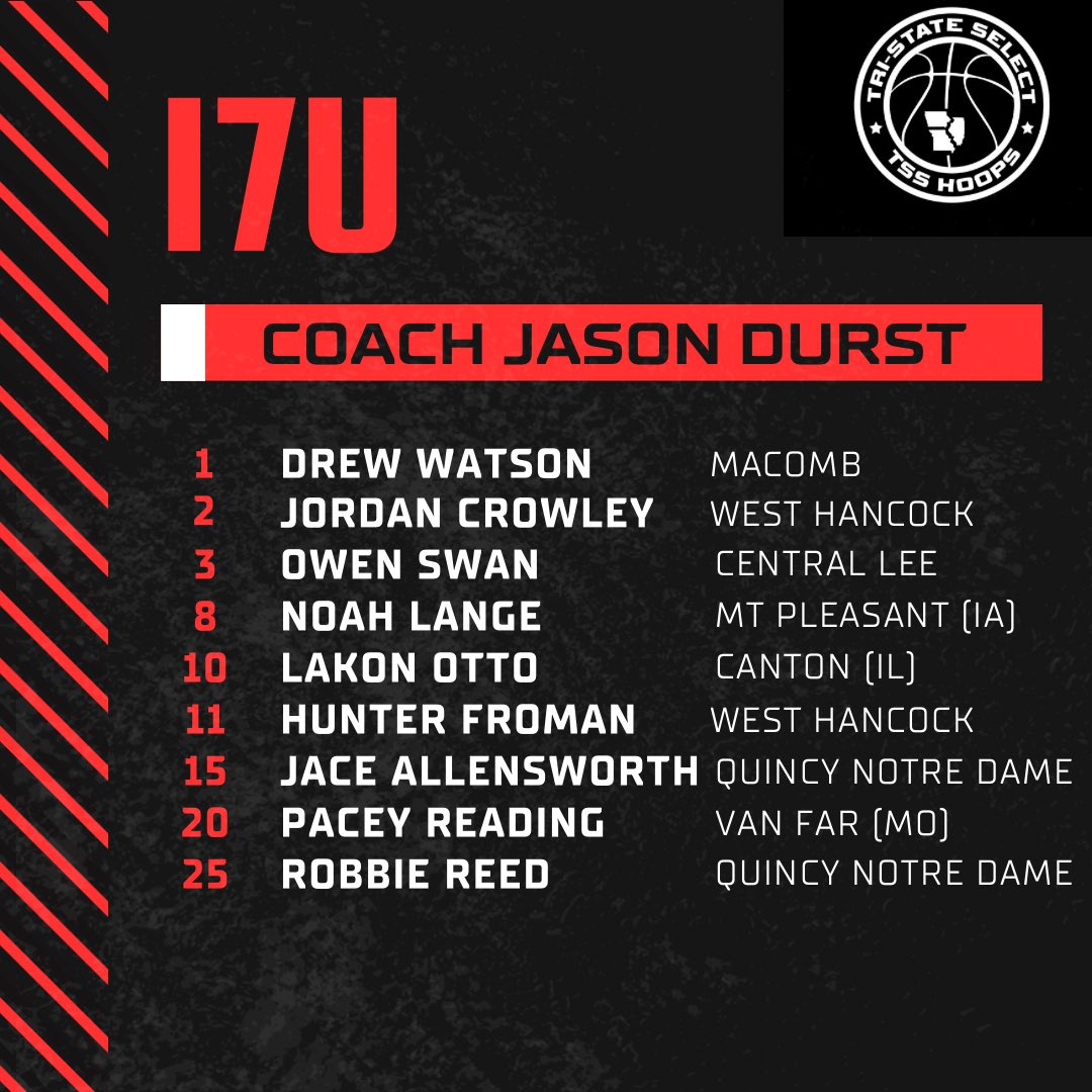 Check out our rosters for this season! 

#TSSFamily