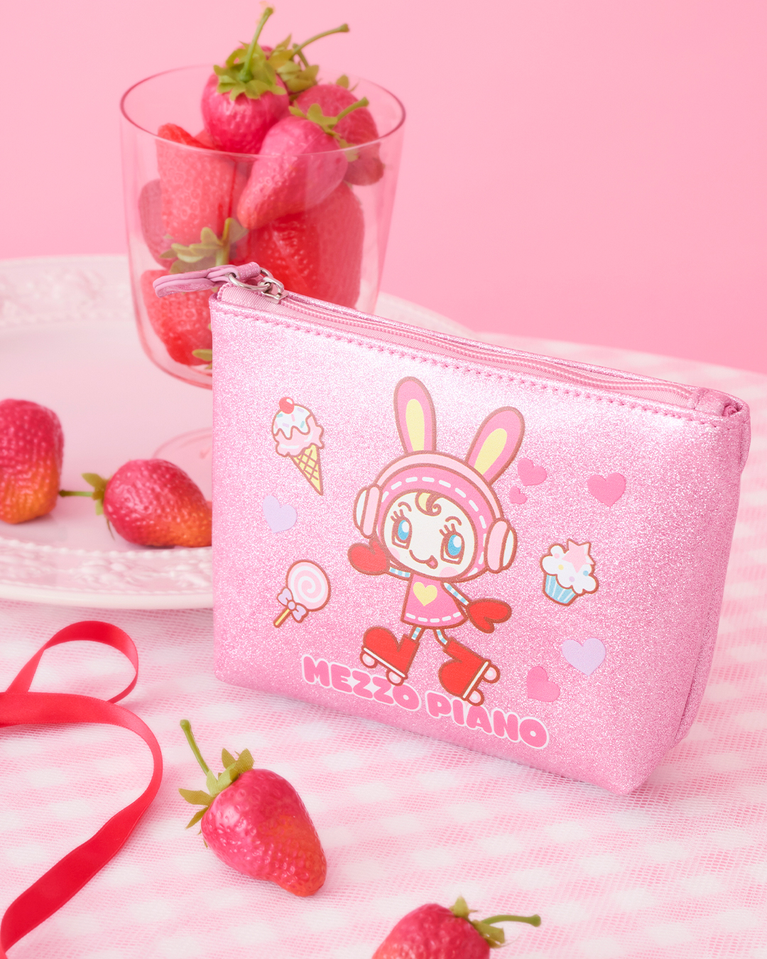 【完売品】ナルミヤキャラクターズ ベリエちゃん キラキラポーチ メゾピアノ 新品未使用 ナルミヤキャラクターズ ベリエちゃん キラキラ