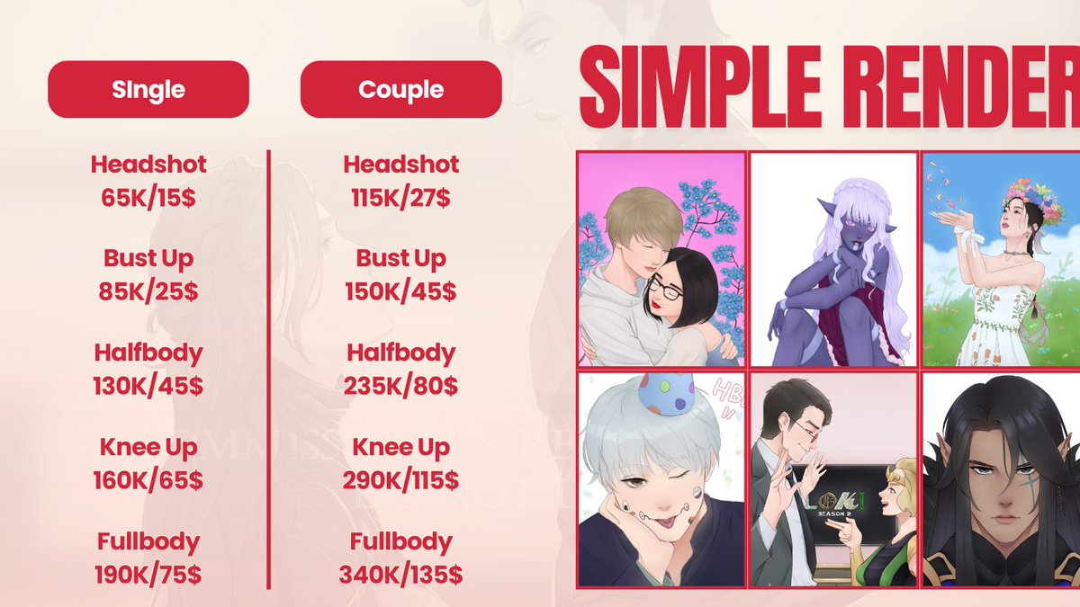 phantomreds's tweet photo. COMMISSION OPEN (RE-UP)
[❤/🔁 are appreciated]  

Hello! I'm re-opening my commission (5 slots)  

Feel free to reach out if you have any question

Check threads below for detail

Also available at:
https://t.co/lHHPVblCM2 https://t.co/5bIzyJJBmF 

#OpenComission #ArtCommission https://t.co/SLG7isam30