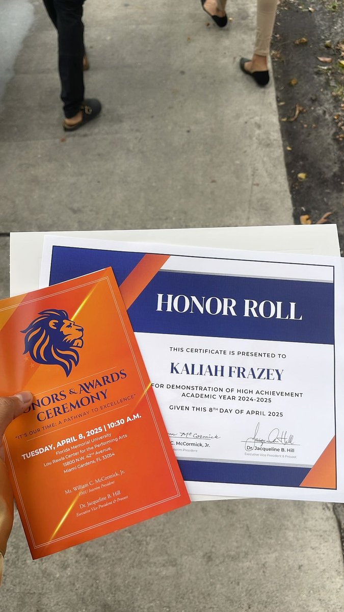 Ending freshman year off with a 3.5 gpa! <a href="/GoFmuLions/">FMU Lions Athletics</a> <a href="/coachkherod/">Kevin Herod</a>