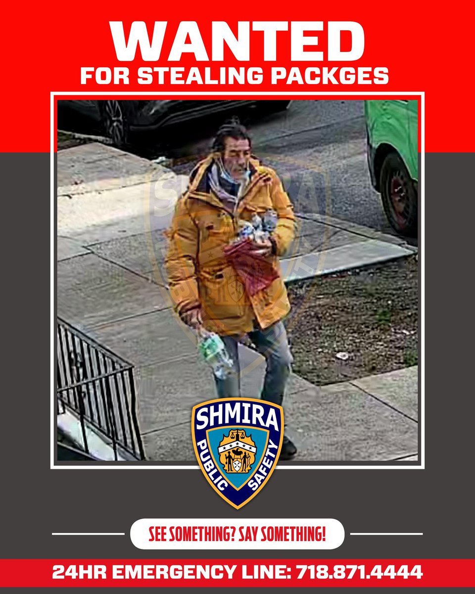#BOLO This perpetrator is wanted for stealing packages from the area of Avenue M &amp; east 18 Street. If you recognize this perpetrator, call our hotline at 718-871-4444
