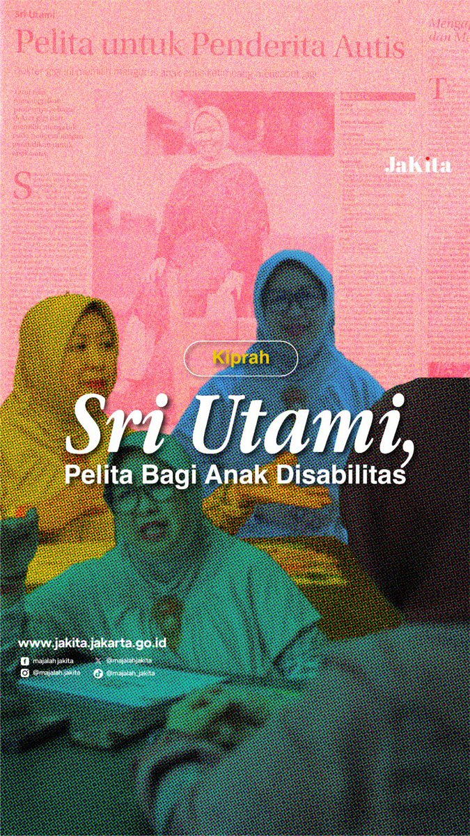 kotajaktim's tweet image. #SobatJaktim! Sri Utami adalah Sarjana Kedokteran Gigi lulusan Universitas Padjadjaran yang nekat mendirikan Taman Latihan dan Pendidikan Anak (TLPA) Pelita Hati di daerah Halim, Jakarta Timur.

Sumber: @majalah.jakita

#DKIJakarta
#JaKita
#PendidikanInklusif
#SangPelita