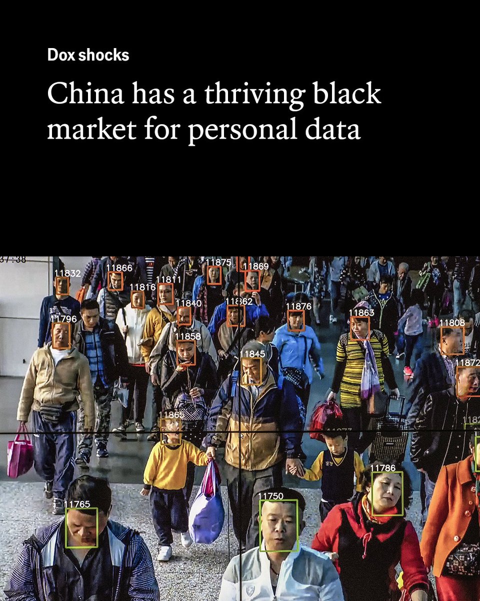 China is good at collecting personal data but bad at keeping the data safe. The country’s authorities are themselves a big part of the problem econ.st/4cj9LD5

Photo: Gilles Sabrié/New York Times/Redux/Eyevine