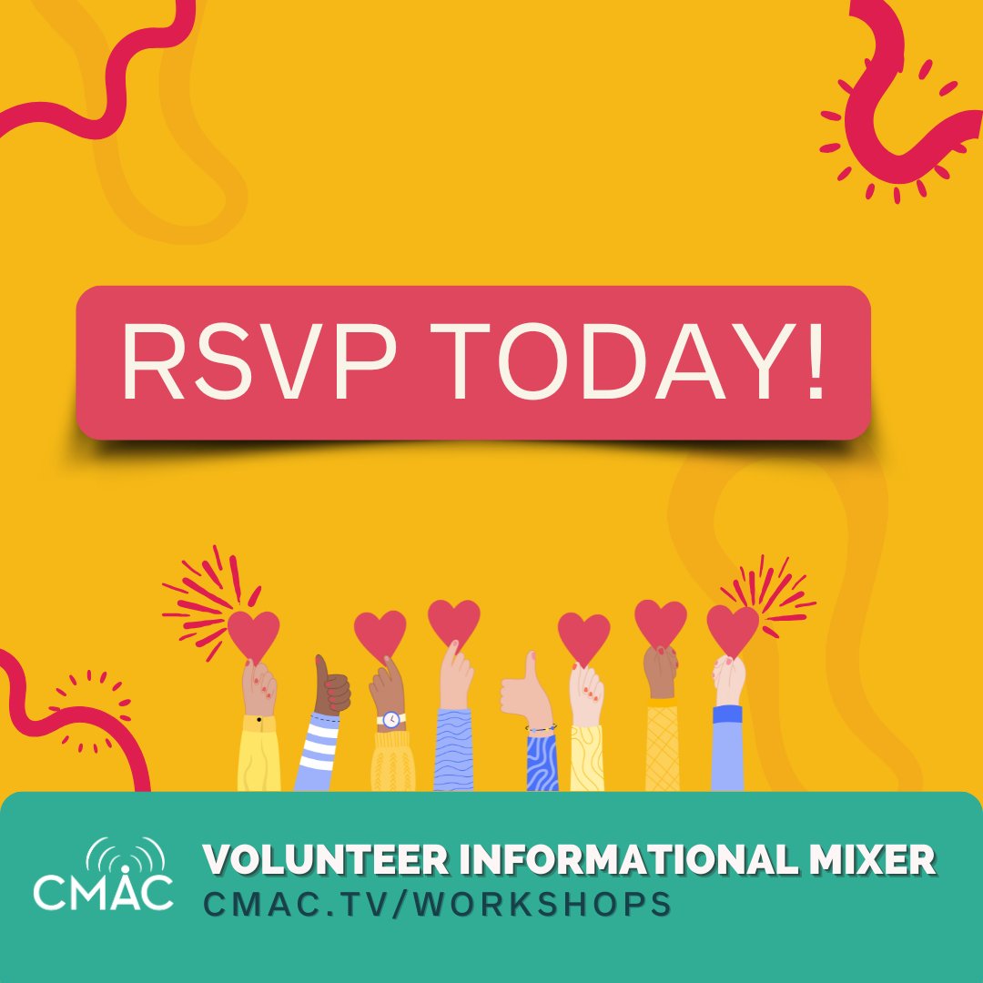 Being a CMAC volunteer isn’t just about helping out—it’s about creating, connecting &amp; bringing stories to life! 🎬✨ No experience? No problem! We're all about learning and growing together. 💛🚀  

Sign up 👉 Volunteer-Apr25.eventbrite.com/?aff=social

#CommunityMedia #ShareYourStories