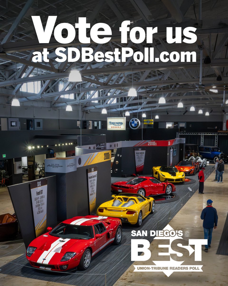 We apprecaite you San Diego! ❤️

sandiegouniontribune.com/sdbest/