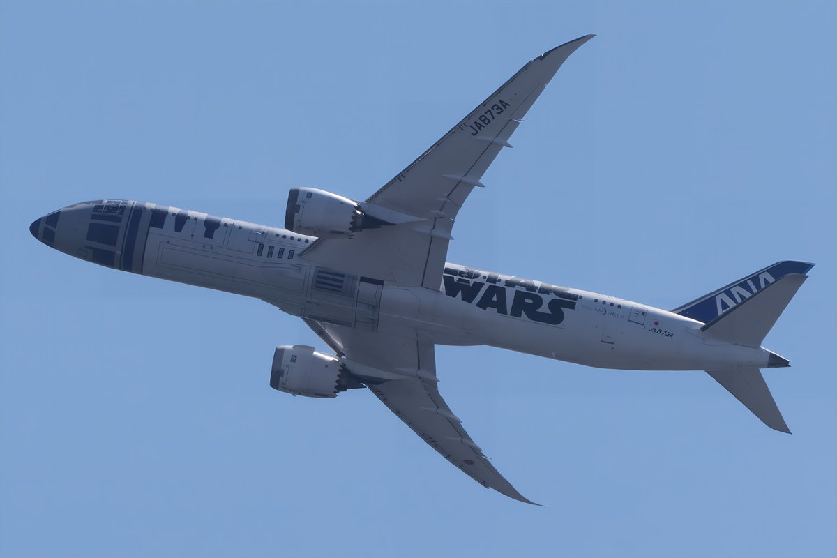 princessarete's tweet photo. R2-D2 ANA JET
#ANA
#JA873A
#NH215 https://t.co/c0kJrQJgqb