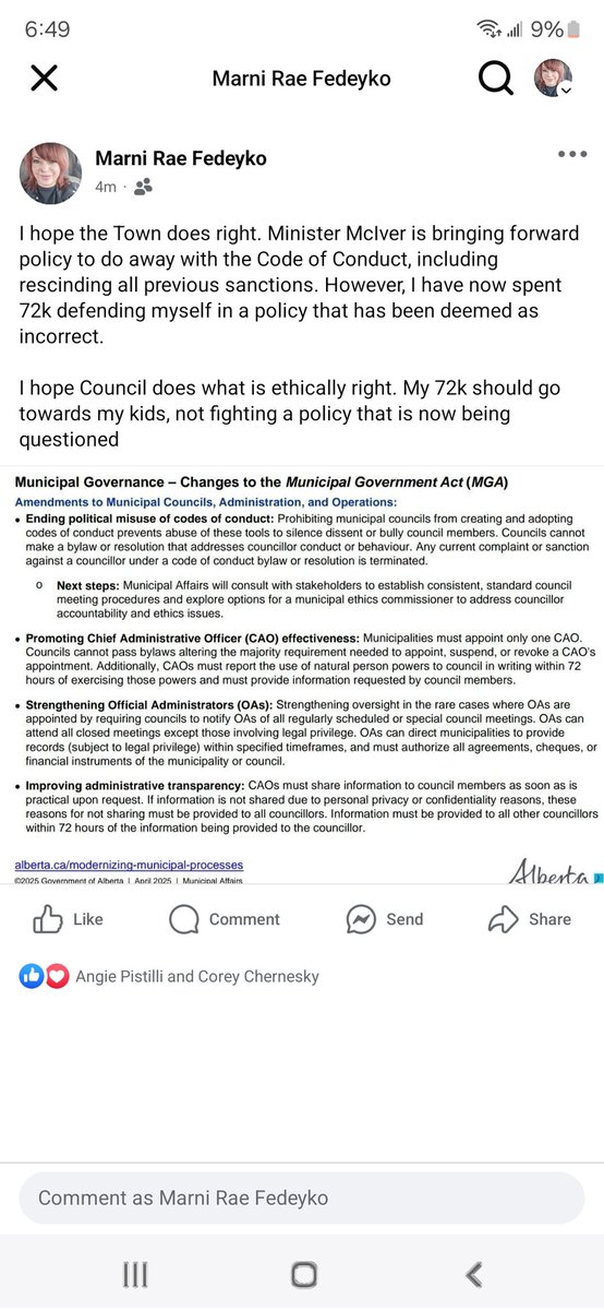 I have emailed all of Council. Do what is right.
