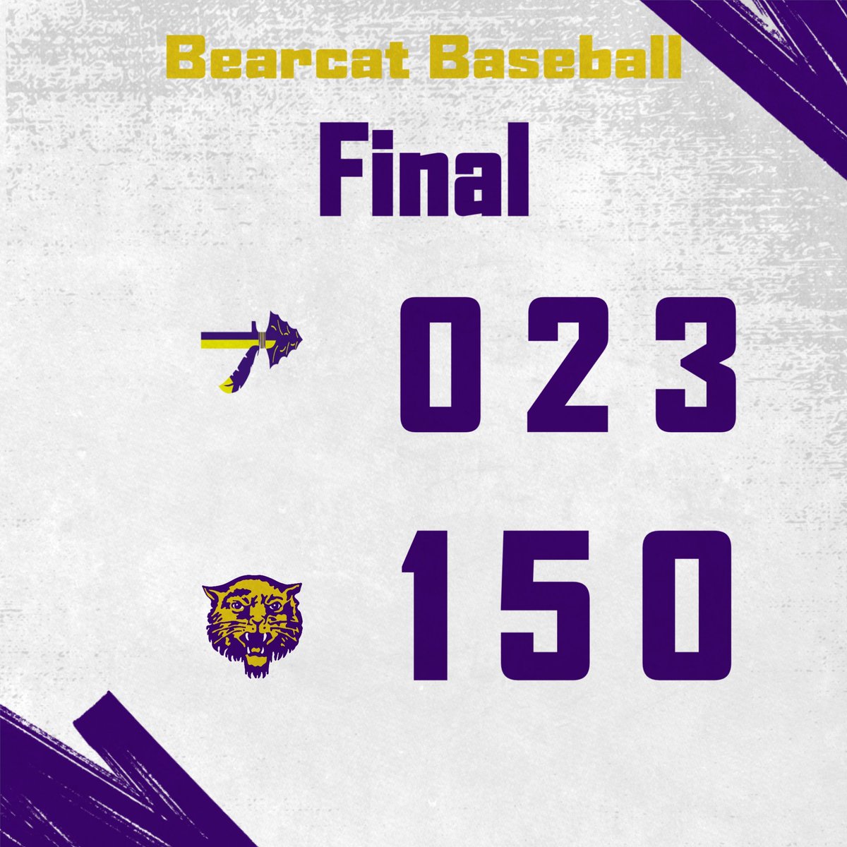 Booneville wins a close one! 1-0 over Lavaca behind a gem from Jace Washburn.

Washburn CG (4-2) 2H 2BB 7K 
Haller 2-3 and drove in only run of game
#bearcatsalltheway 
#BestIsTheStandard